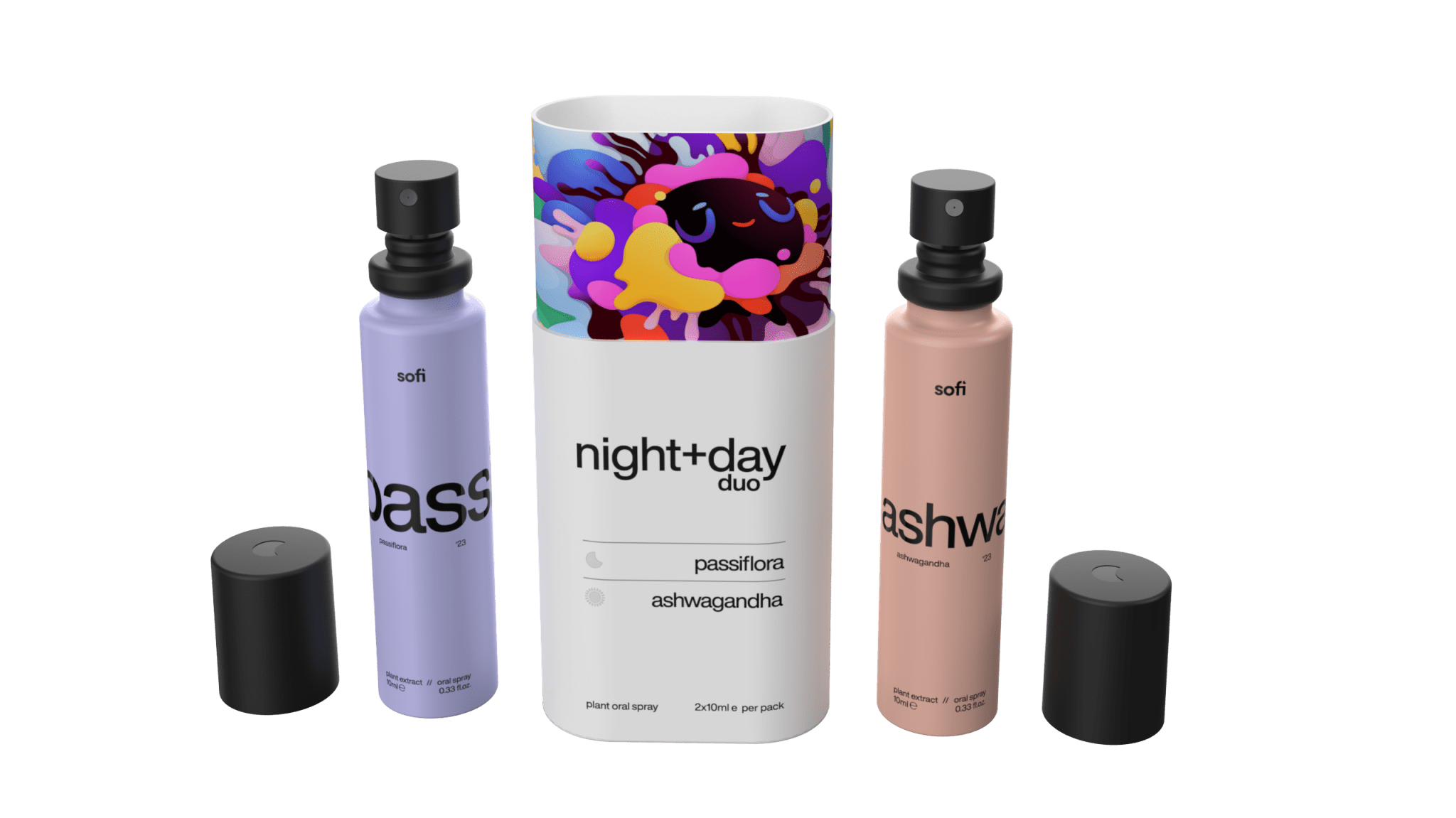 Sleep Well Duo | The Day + Night Paired Natural Oral Sprays - sofi