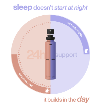 calmer days, restful nights \ the sofi night + day duo